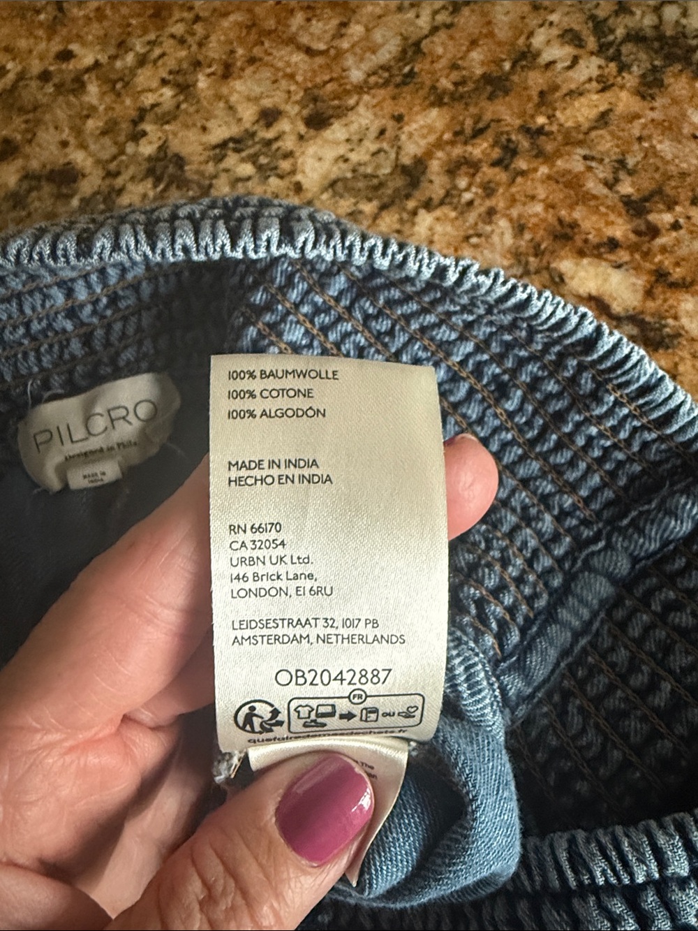 Anthropologie Reese 100% Cotton Barrel Leg Pull On Pants XS Petite - Picture 8 of 8